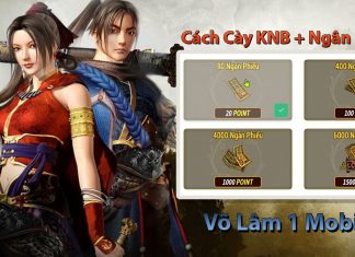 Cách cày KNB và Ngân phiếu trong Võ Lâm Truyền Kỳ 1 Mobile cách cày ngân phiếu võ lâm 1 mobile